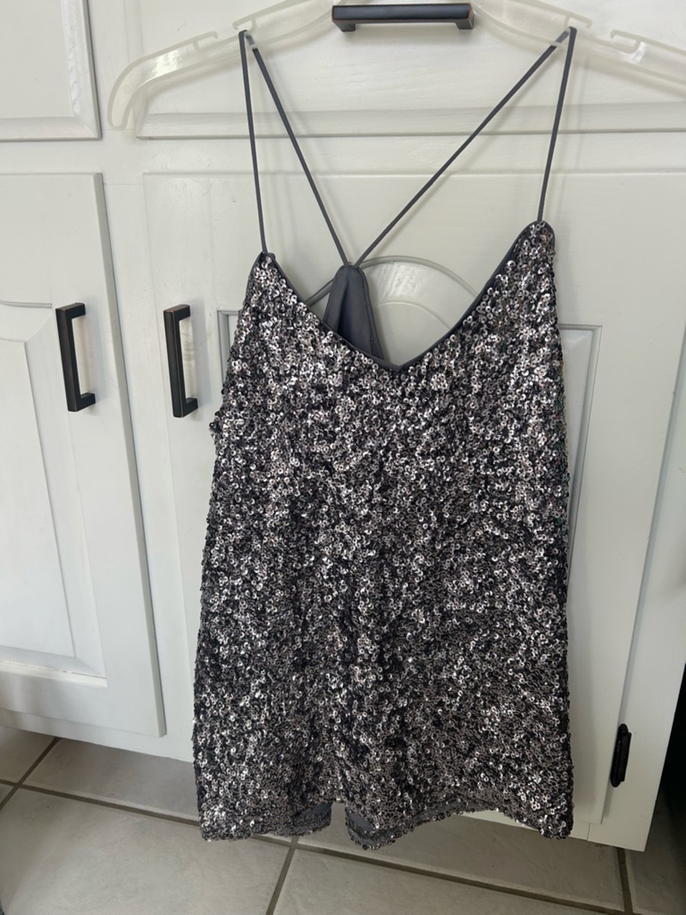 Express Lilac Spaghetti Strap Cami Top
